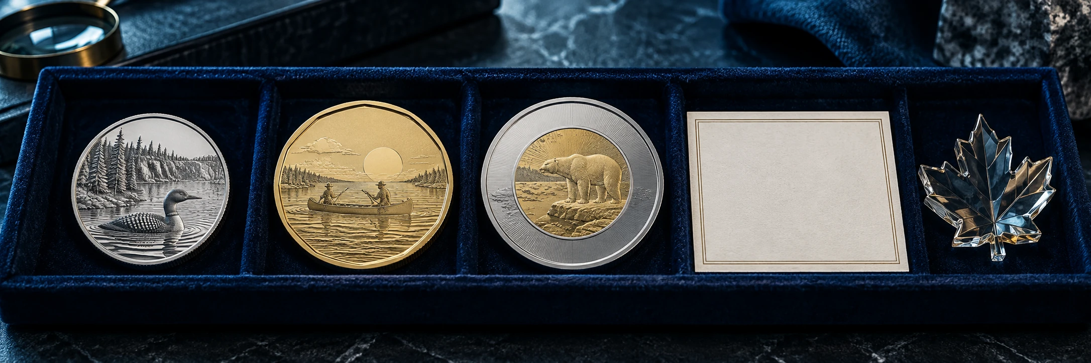 Canadian commemorative coin design compared with a structured reference record