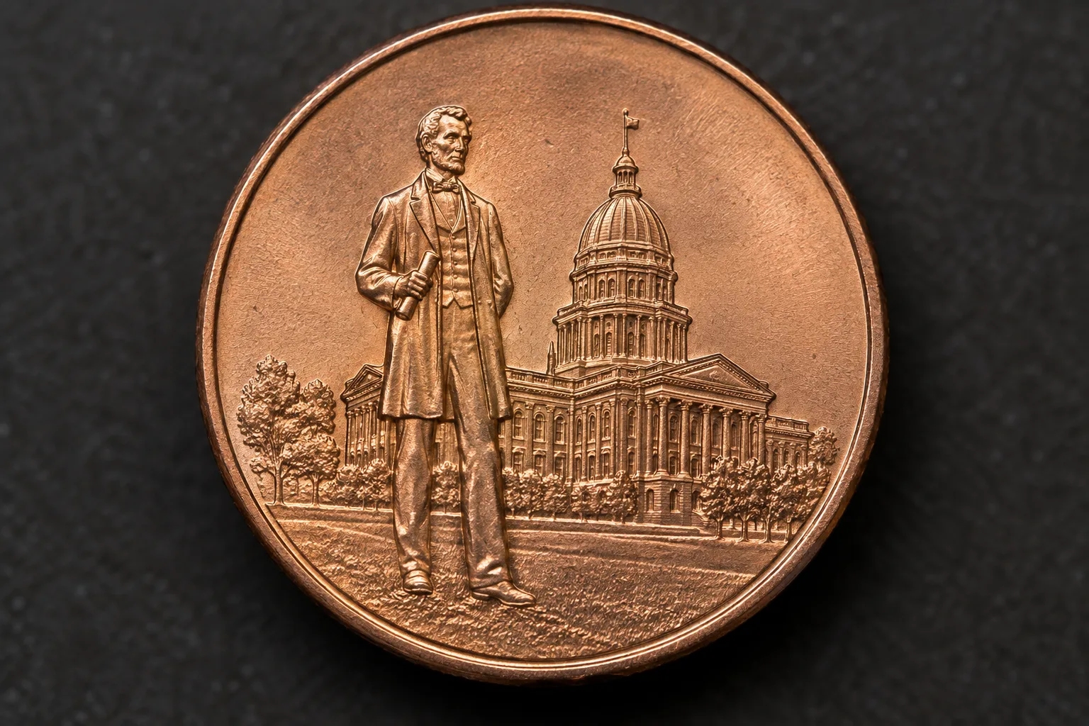 2009 Lincoln Professional Life penny reverse
