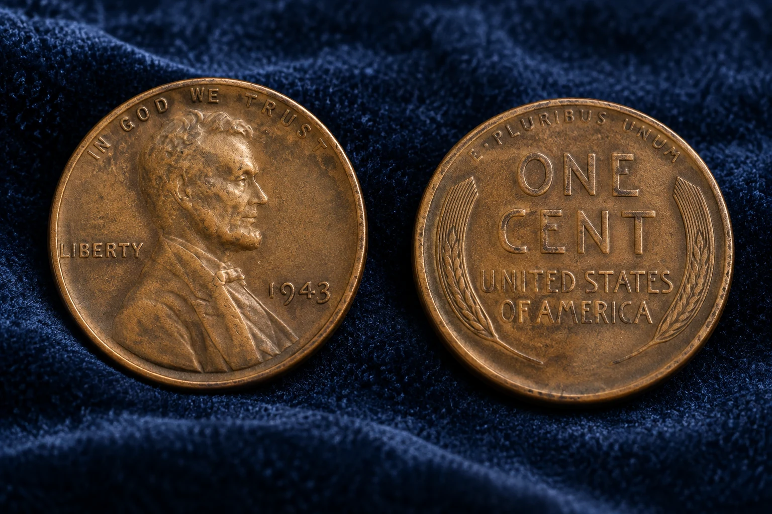 1943 Bronze Penny color test