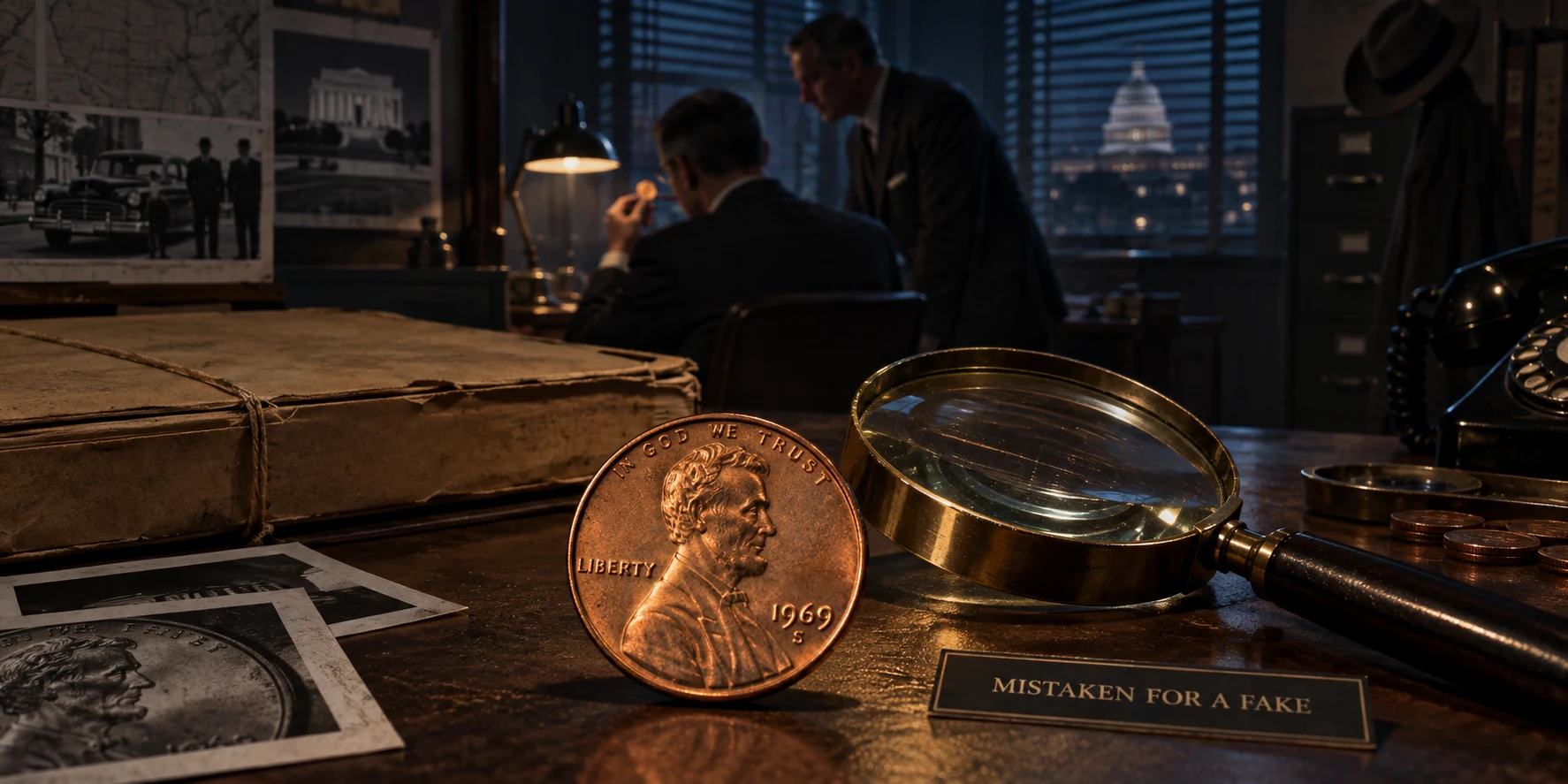 Historical Secret Service investigation connected with 1969-S doubled die pennies