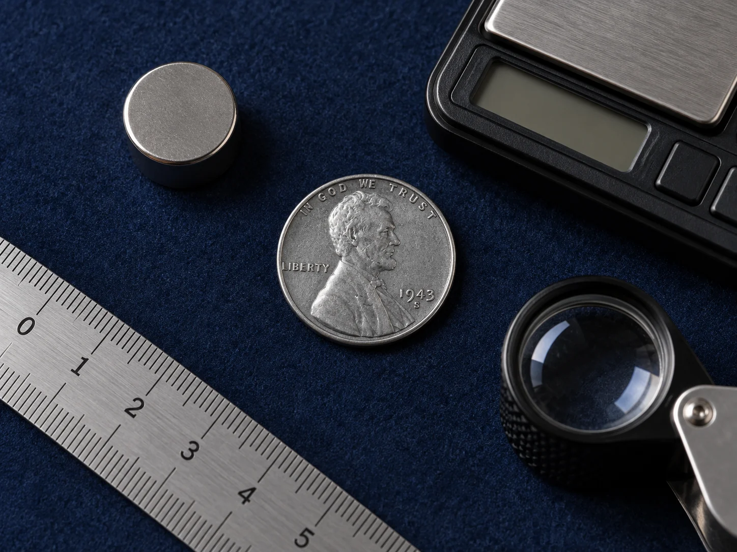 1943-S Steel Penny evidence checks