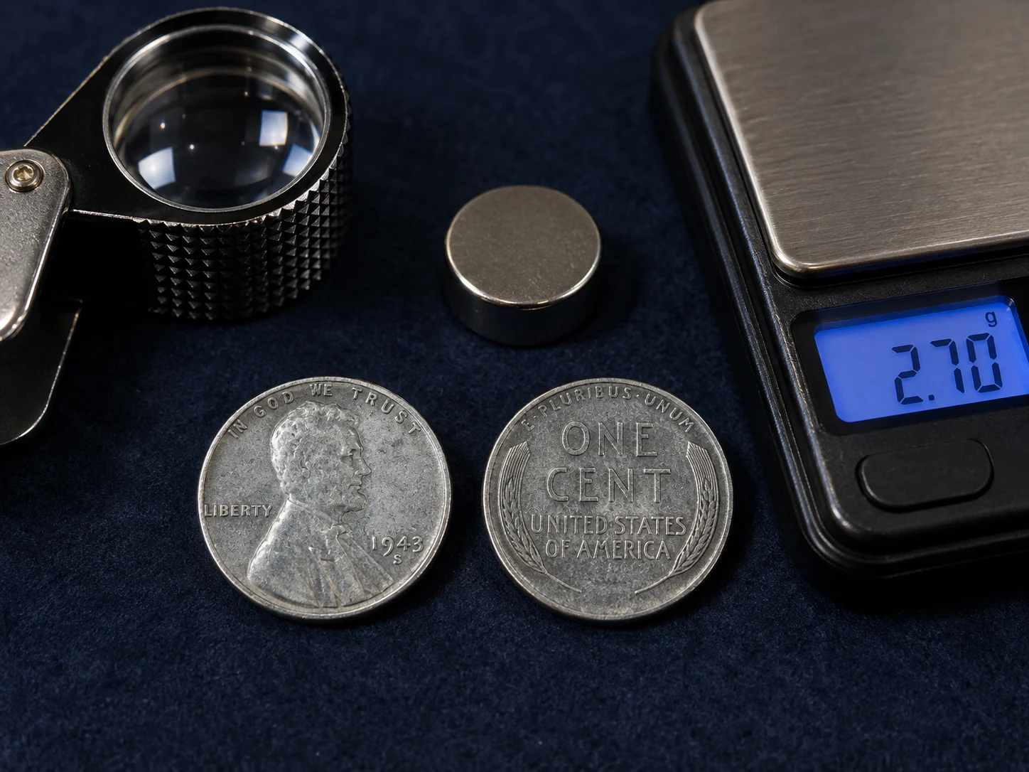 How to identify a 1943-S Steel Penny