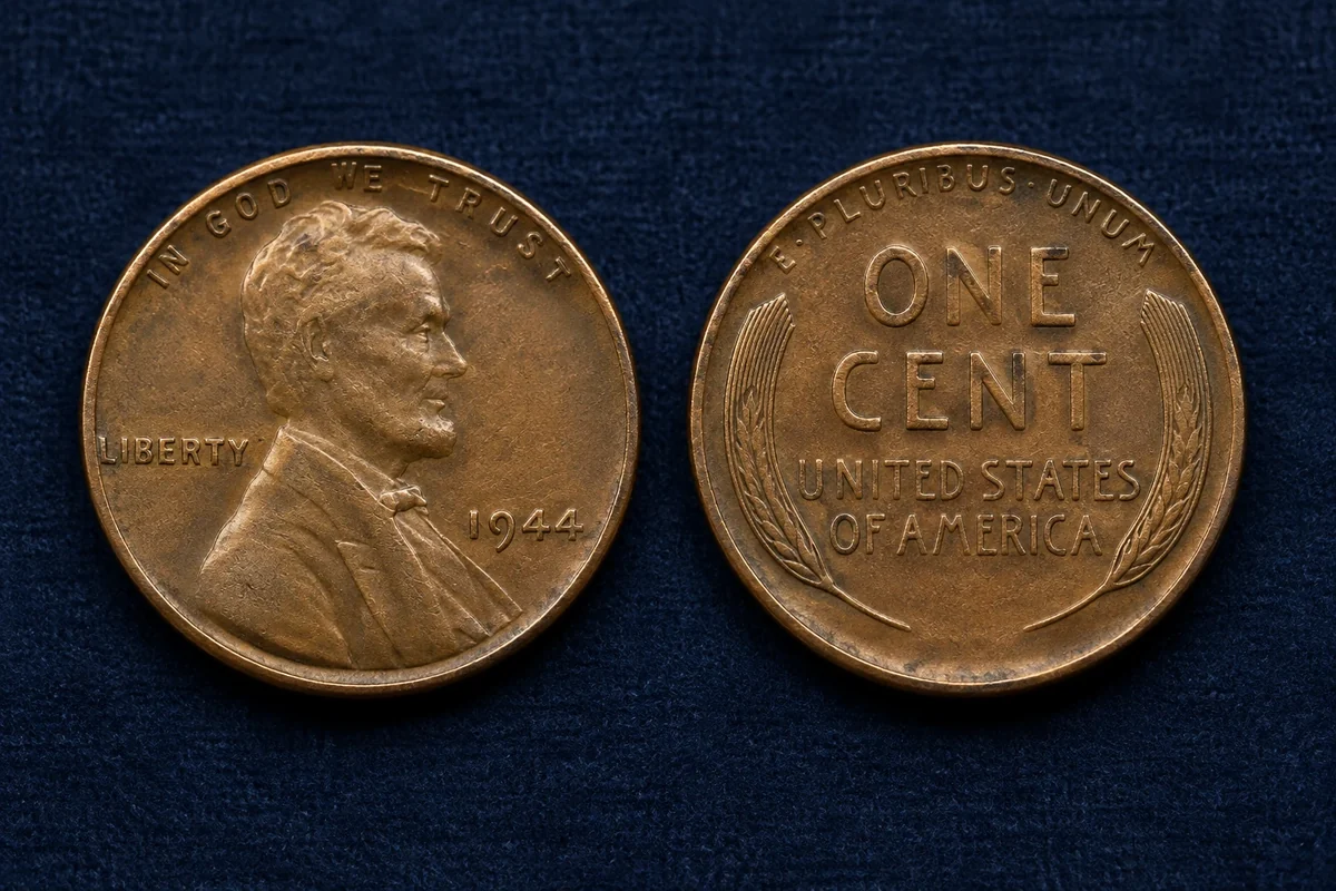 1944 Wheat Penny obverse and reverse