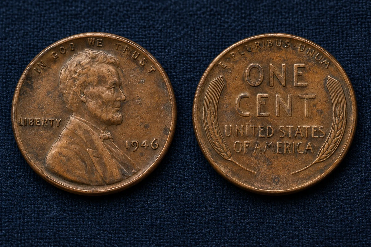 1946 Wheat Penny obverse and reverse