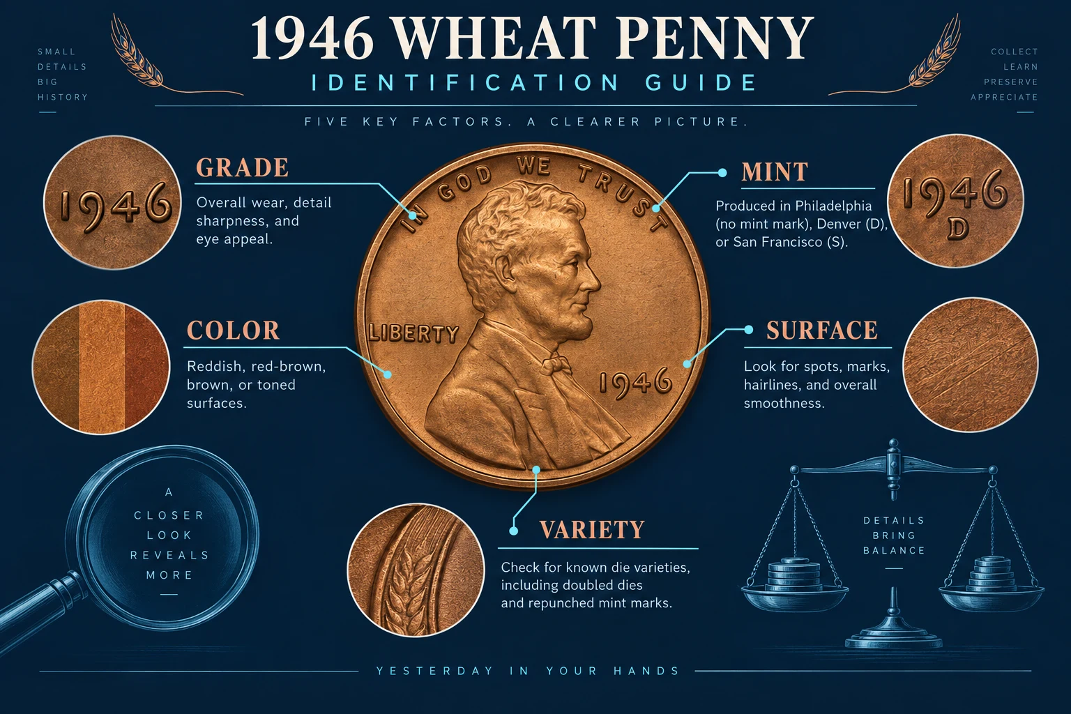 Factors that make a 1946 Wheat Penny valuable